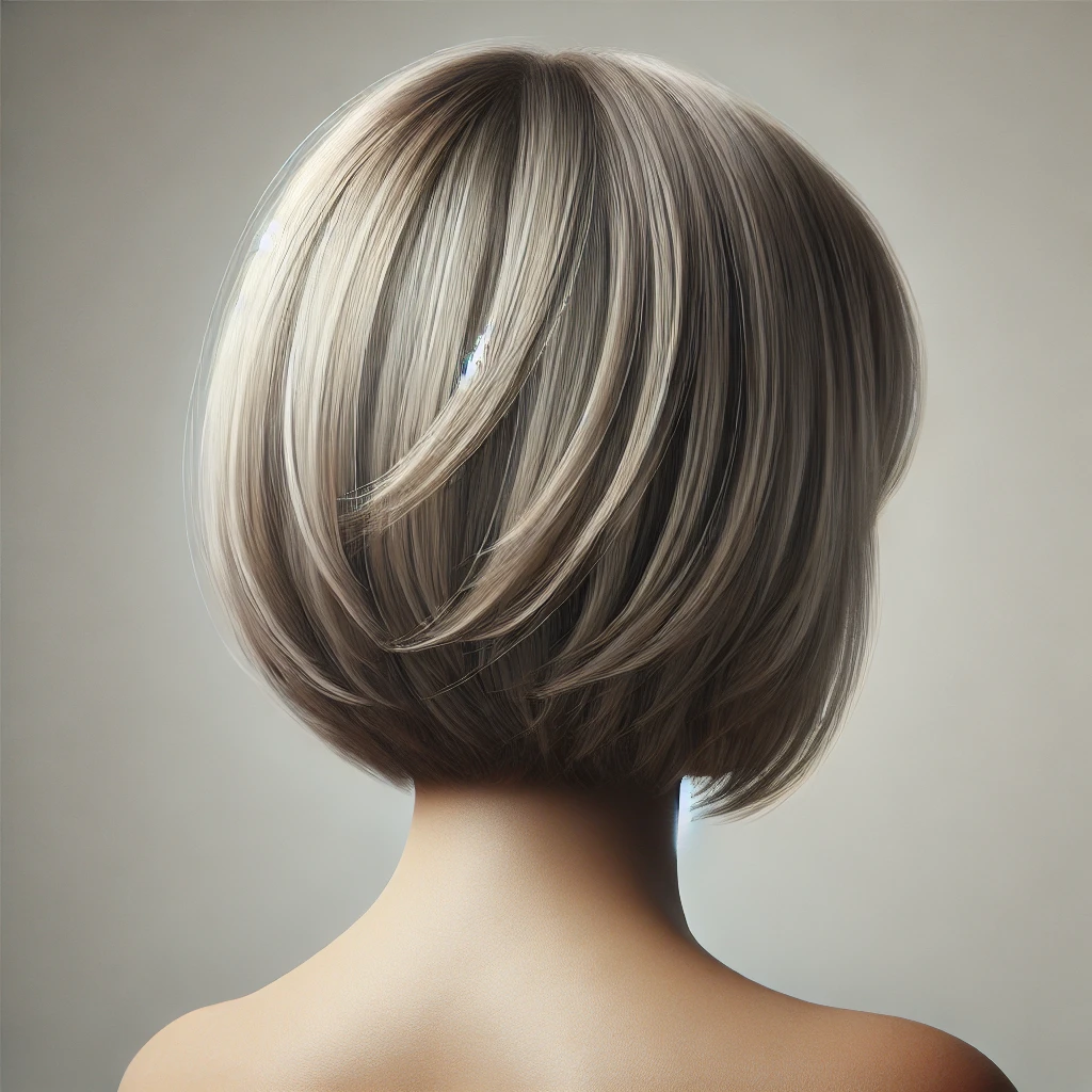 Effilé coupe de cheveux court femme 60 ans