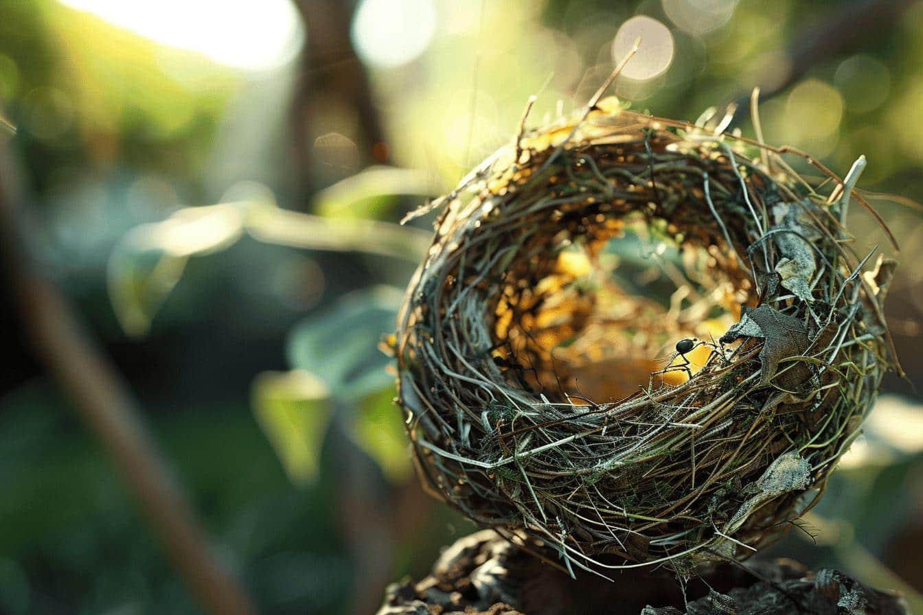 A quoi ressemble un nid de mouche ?